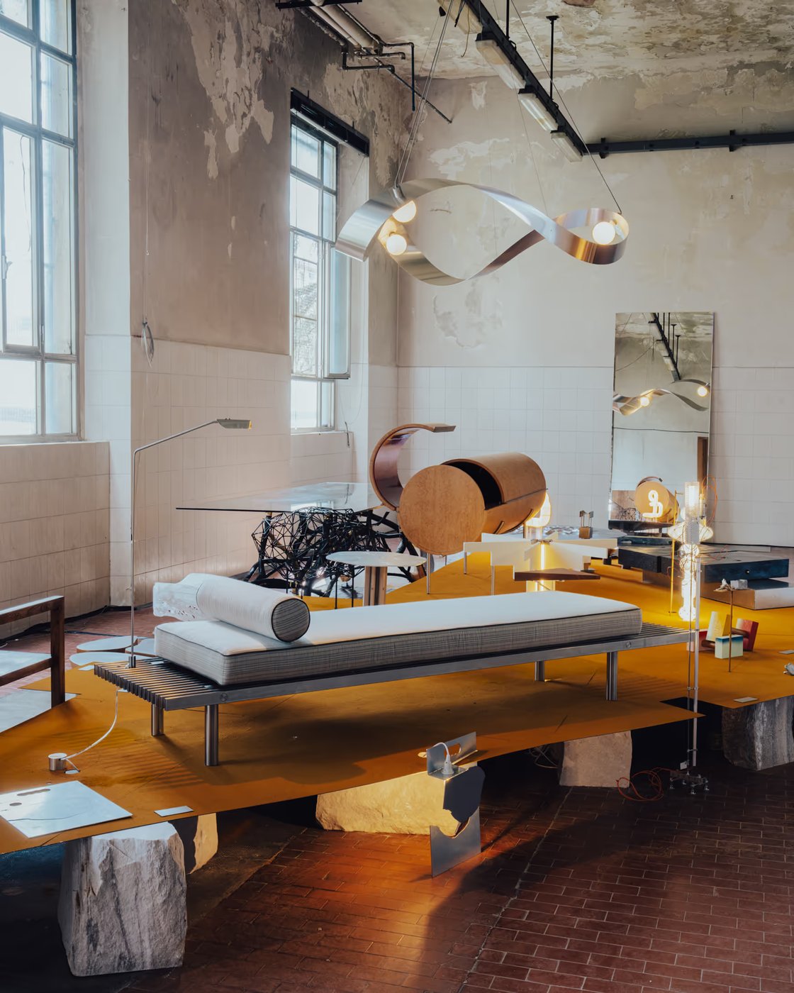 Coalescence exhibition at Alcova, Milan Design Week 2026 — photo by Piergiorgio Sorgetti