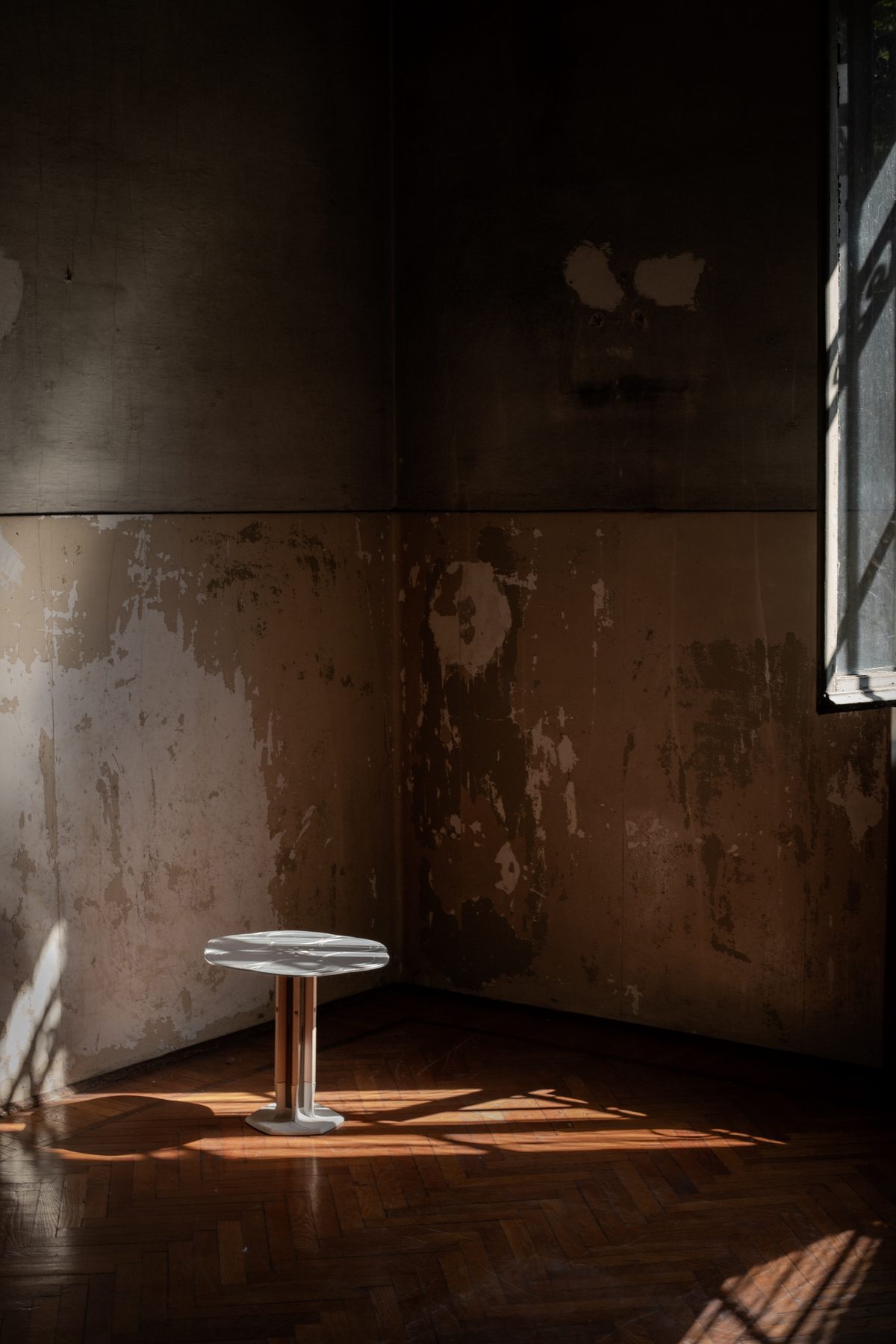 Nomadism Part 2 in a weathered interior
